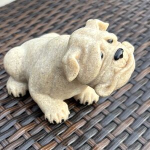❤️❤️❤️English Bulldog Figurine Quarry Critters 2002 “ Bully”  - 6 in